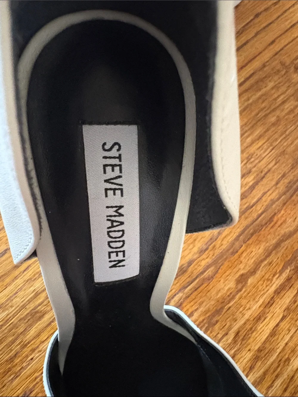 Steve Madden white Pointed Toe High Heel Dolly Booties
